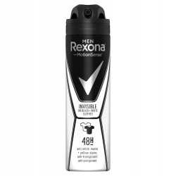 REXONA Men Invisible Black AND White Antyperspirant w aerozolu dla mężczyzn