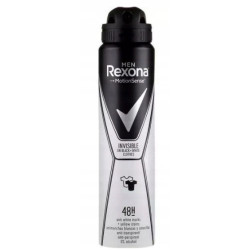 REXONA Men Invisible Black AND White Antyperspirant w aerozolu dla mężczyzn