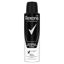 REXONA Men Invisible Black AND White Antyperspirant w aerozolu dla mężczyzn