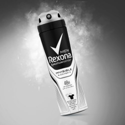 REXONA Men Invisible Black AND White Antyperspirant w aerozolu dla mężczyzn