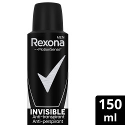 REXONA Men Invisible Black AND White Antyperspirant w aerozolu dla mężczyzn