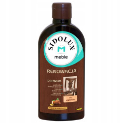 SIDOLUX MEBLE Mleczko odnawia i pielęgnuje drewno MIGDAŁOWE, 300 ml