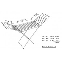 VILEDA Suszarka na pranie Vileda Aluminium 100