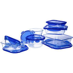 Pojemnik żaroodporny z pokrywką Cook & Go 20 x 9 cm 1,6 l PYREX