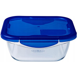 Pojemnik żaroodporny z pokrywką Cook & Go 21,6 x 21,6 cm 1,9 l PYREX