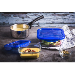 Pojemnik żaroodporny z pokrywką Cook & Go 21,6 x 21,6 cm 1,9 l PYREX