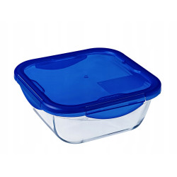 Pojemnik żaroodporny z pokrywką Cook & Go 21,6 x 21,6 cm 1,9 l PYREX