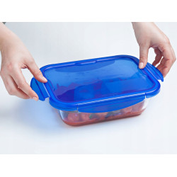 Pojemnik żaroodporny z pokrywką Cook & Go 21,6 x 21,6 cm 1,9 l PYREX