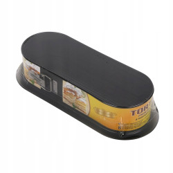 FORMA TORTOWNICA PROSTOKąTNA WąSKA 340x120 NON-STICK CZARNA (990-60)