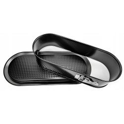 FORMA TORTOWNICA PROSTOKąTNA WąSKA 340x120 NON-STICK CZARNA (990-60)