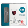 Kieliszki do Likieru Wódki 55 ml 6 szt Altom Design Diamond Zestaw Szklany