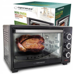 MINI PIEKARNIK Z KONWEKCJĄ O ROŻNEM NAPOLI 1600W 25L