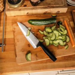 FISKARS ZESTAW 3 NOŻY W BLOKU BAMBUSOWYM