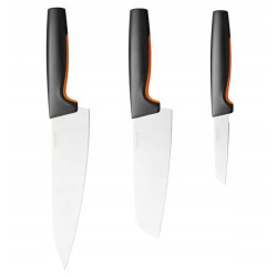 FISKARS ZESTAW 3 NOŻY W BLOKU BAMBUSOWYM