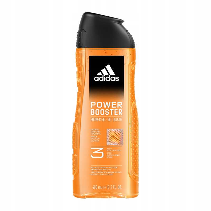 Adidas Men Power Booster 3in1 Żel pod prysznic 400ml