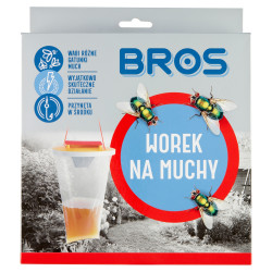 BROS Worek na muchy pułapka z przynętą SKUTECZNA PUŁAPKA WABI