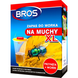BROS Worek na muchy pułapka z przynętą SKUTECZNA PUŁAPKA WABI