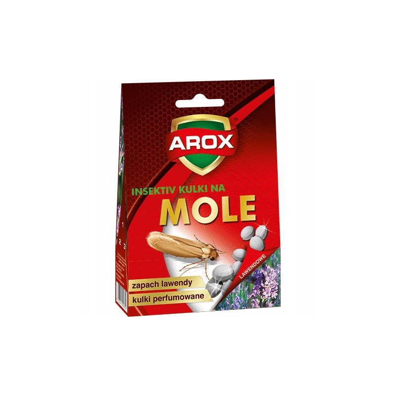Kulki na mole odzieżowe - lawendowe - AROX 100G