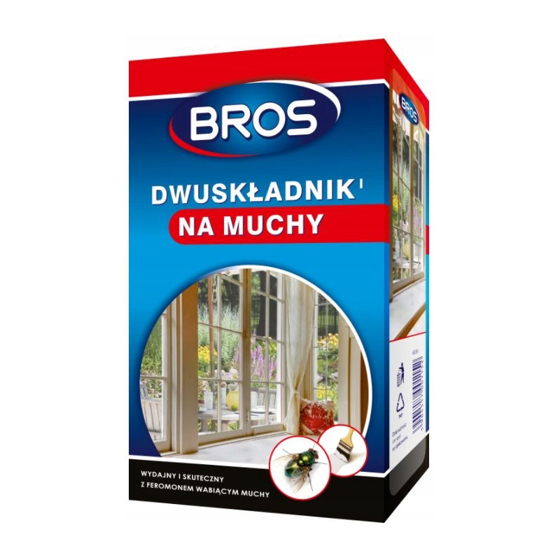 BROS DWUSKŁADNIK NA MUCHY Preparat owadobójczy SKUTECZNY NA MUCHY