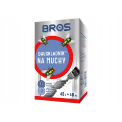BROS DWUSKŁADNIK NA MUCHY Preparat owadobójczy SKUTECZNY NA MUCHY