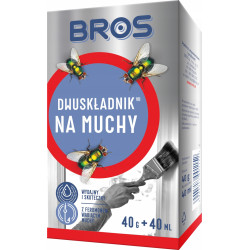 BROS DWUSKŁADNIK NA MUCHY Preparat owadobójczy SKUTECZNY NA MUCHY
