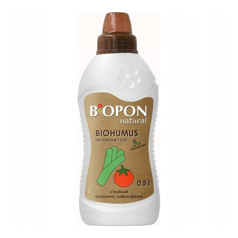 Biopon Biohumus Natural do WARZYW i ZIÓŁ 500ml