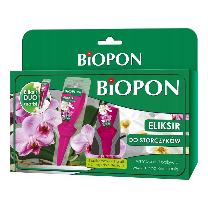 BIOPON eliksir do storczyków 40 ml 5+1 szt gratis