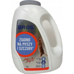 ZIARNO NA MYSZY SZCZURY 1KG 5x200g BROS