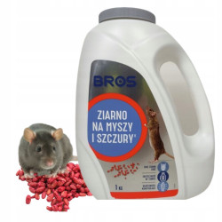 ZIARNO NA MYSZY SZCZURY 1KG 5x200g BROS