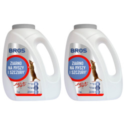 ZIARNO NA MYSZY SZCZURY 1KG 5x200g BROS