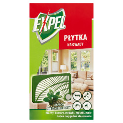 PŁYTKA NA OWADY EXPEL 1SZT Płytka na OWADY muchy, komary, meszki, mole