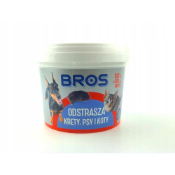 BROS ODSTRASZA KRETY, PSY I KOTY