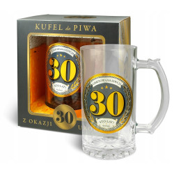 KUFEL DO PIWA NA 30STKĘ 30 URODZINY LIMITOWANA EDYCJA