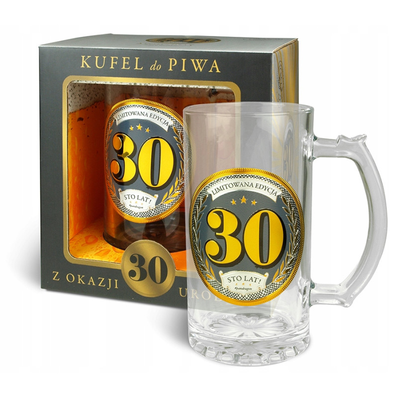 KUFEL DO PIWA NA 30STKĘ 30 URODZINY LIMITOWANA EDYCJA