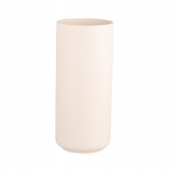 PROSTY WAZON NA KWIATY CERAMICZNY KREM GLAMOUR