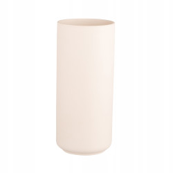 PROSTY WAZON NA KWIATY CERAMICZNY KREM GLAMOUR