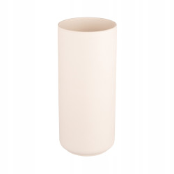 PROSTY WAZON NA KWIATY CERAMICZNY KREM GLAMOUR