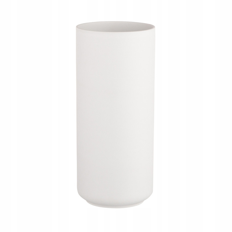 WAZON NA KWIATY SZARY NOWOCZESNY CERAMICZNY 25CM