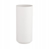 WAZON NA KWIATY SZARY NOWOCZESNY CERAMICZNY 25CM