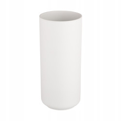 WAZON NA KWIATY SZARY NOWOCZESNY CERAMICZNY 25CM