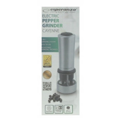 ESPERANZA MŁYNEK DO PIEPRZU I SOLI CAYENNE STAINLESS STEEL
