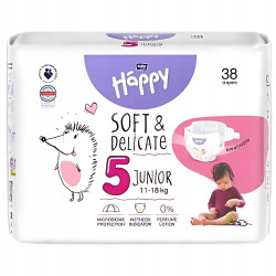 Pieluszki Bella Happy 5 Junior 11-18 kg 38 szt.