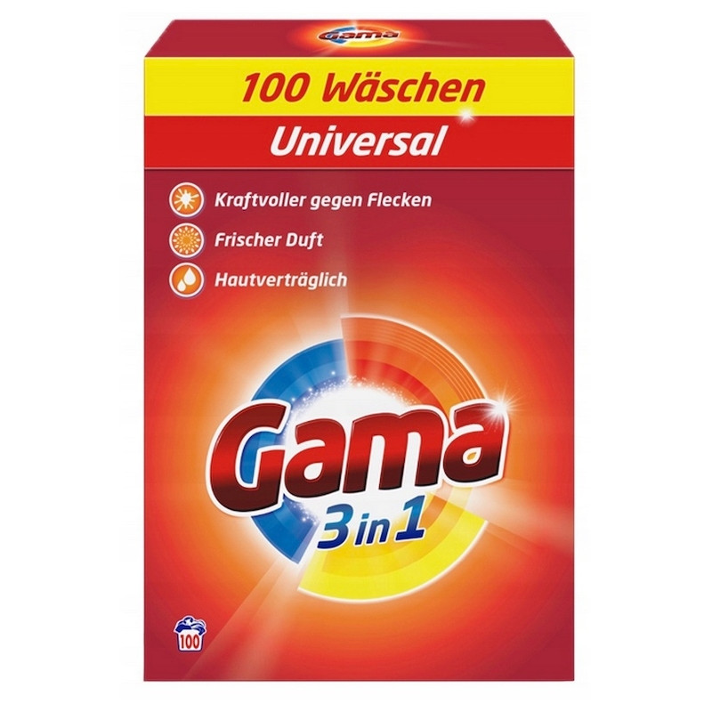 Gama uniwersalny proszek do prania 100 prań 6 kg