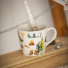 Kubek podróżnika porcelanowy do kawy herbaty w pudełku na prezent 400 ml