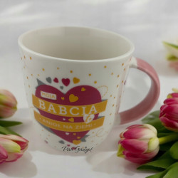 Kubek ceramiczny na Dzień Babci Prezent