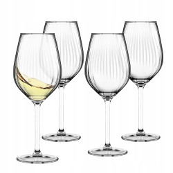 Kieliszki zestaw kieliszków do wina białego Altom Design Plisse 380 ml 4szt
