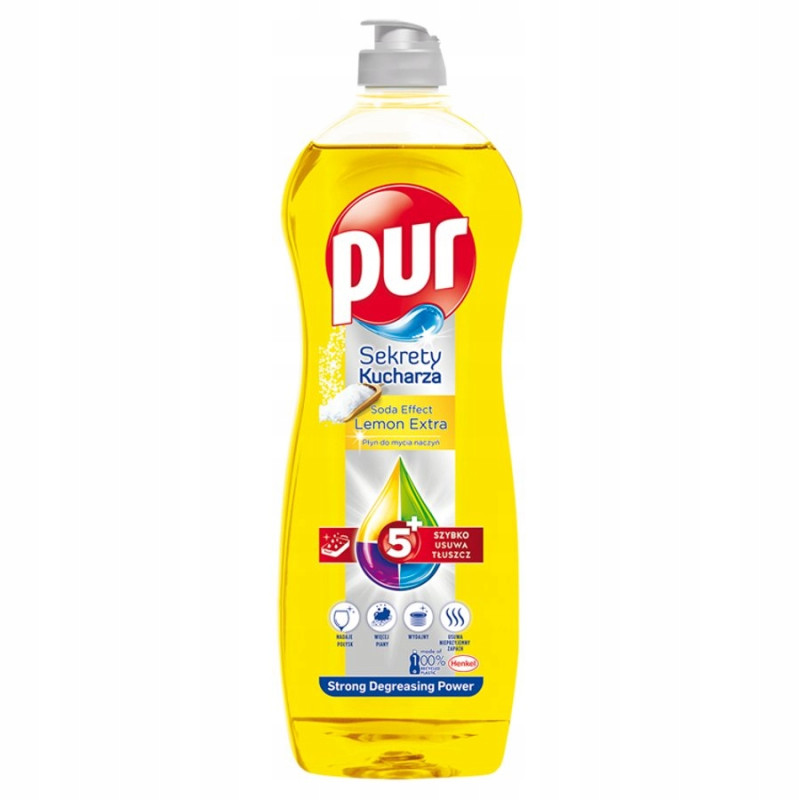 Pur Sekrety Kucharza Lemon Extra Płyn do mycia naczyń 750 ml
