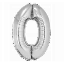 BALON FOLIOWY CYFRA 0