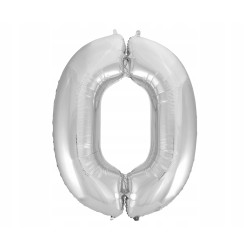 BALON FOLIOWY CYFRA 0