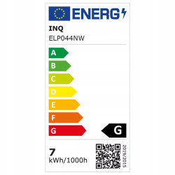 ŻARÓWKA G45 E14 7W KULKA